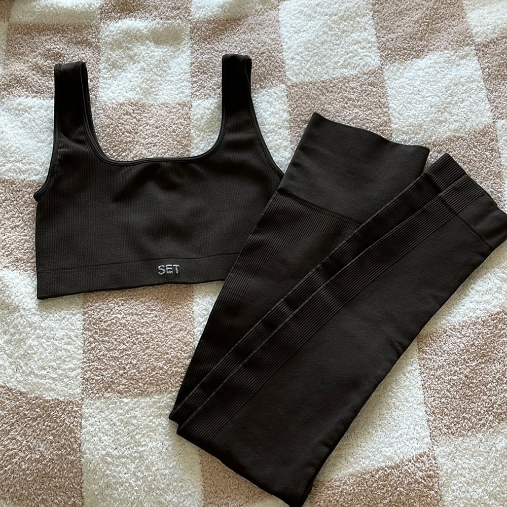 Set Active Chocolate Set - Bottom XS, Top S